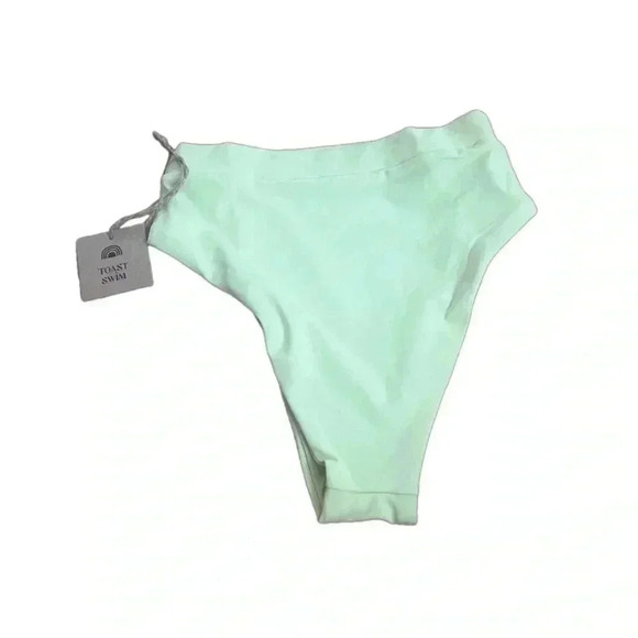 Toast Swim Signature High Waisted Bottom Lily Green Size XS NWT - Picture 2 of 4